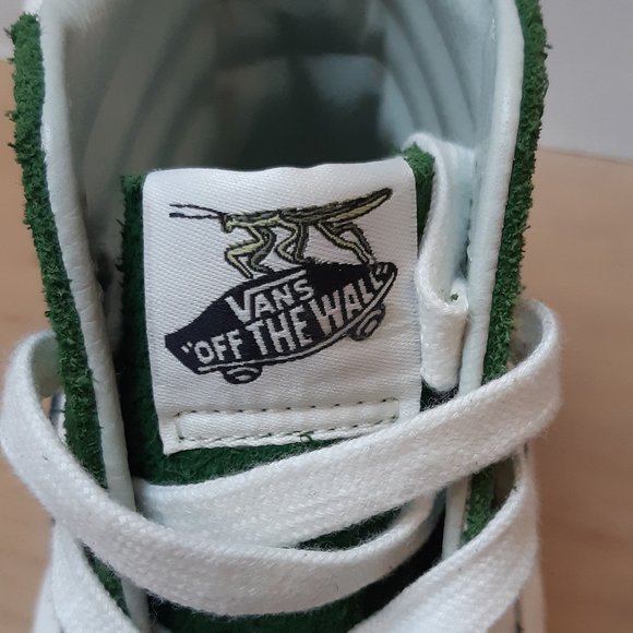 Vans - SK8-HI - greenhouse/blanc - Men's size 9 - NEW - Picture 5 of 14